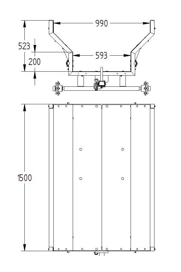 Trailer Offroad 500 quad