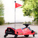 Drift Rider 360 24V Electric Go Kart Red with EVA Rubber Wheels Red
