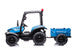 AgriPower 24V Electric Ride On Tractor with Trailer Blue