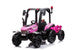 AgriPower 24V Electric Ride On Tractor with Trailer Pink