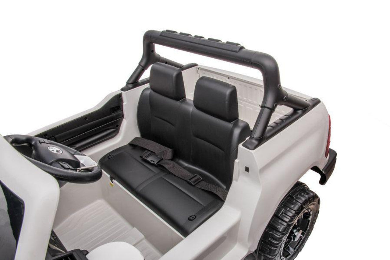 Toyota Hilux 12V Electric Ride On Jeep White