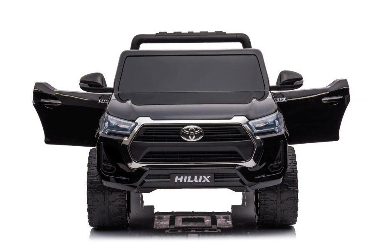 Toyota Hilux 12V Electric Ride On Jeep White Black