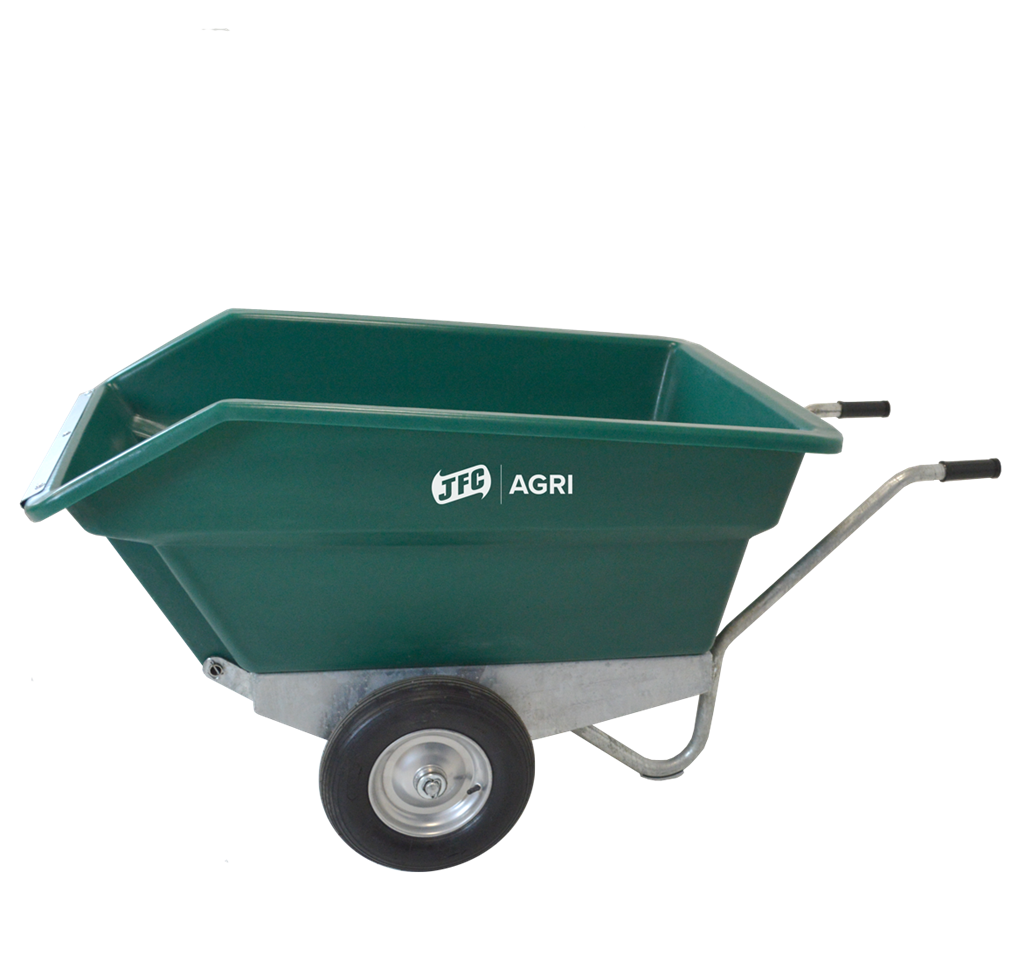 Tipping Wheelbarrow ( 400L ) - GREEN