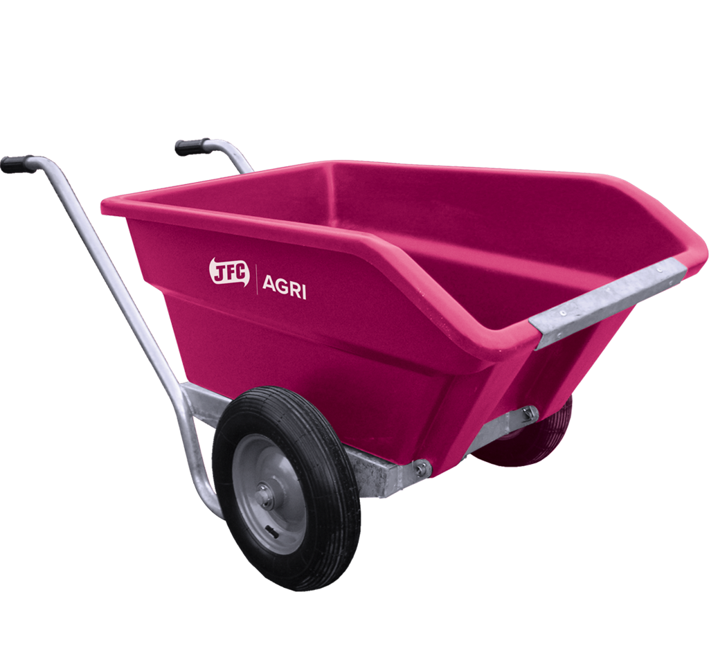 Tipping Wheelbarrow ( 250L ) - CERISE PINK