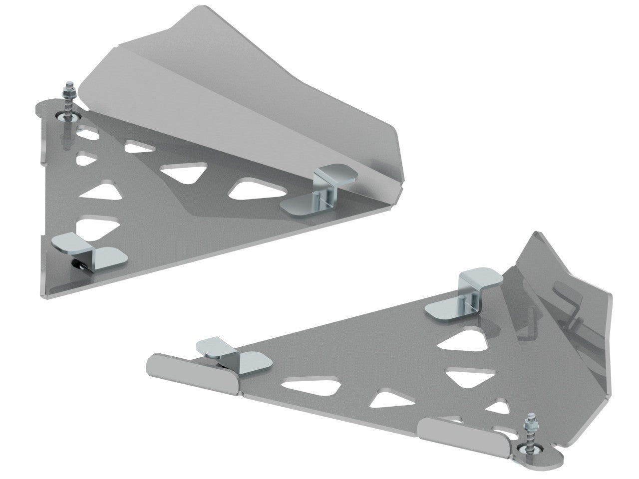 Al. front A-arm guards (pair): CanAm Renegade 2012-2018: CanAm Outlander 2012-2018