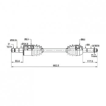 CV Shaft | Polaris Ranger 500/700 2005-07 | Rear R/H