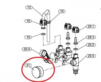 FIMCO | 2 in Dry Back Mount Gauge | ABS Stem | 100psi