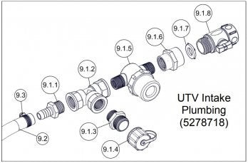 Fimco | 65G UTV Intake Plumbing (UTV-65-7)