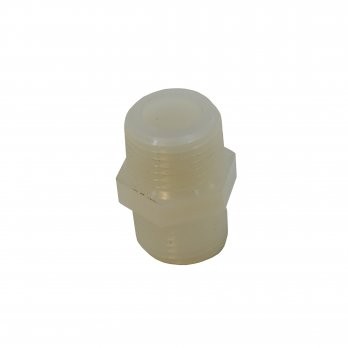 Fimco Parts And Accessories - Nylon Close Threaded Nipple 1/2 x 1/2 MNPT