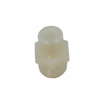 Fimco Parts And Accessories - Nylon Hex Reducer Nipple 1/2 x 3/8 MNPT
