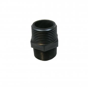 Fimco Parts And Accessories - Poly Close Hex Nipple 3/4 Inch MNPT x 3/4 MNPT