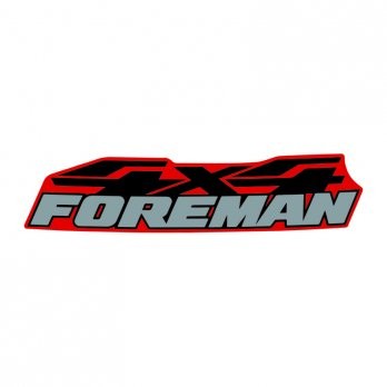 Honda Foreman 4X4 Tank Sticker 153mm