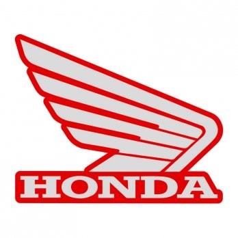Honda 'Wing' Right Hand Tank Sticker 114mm