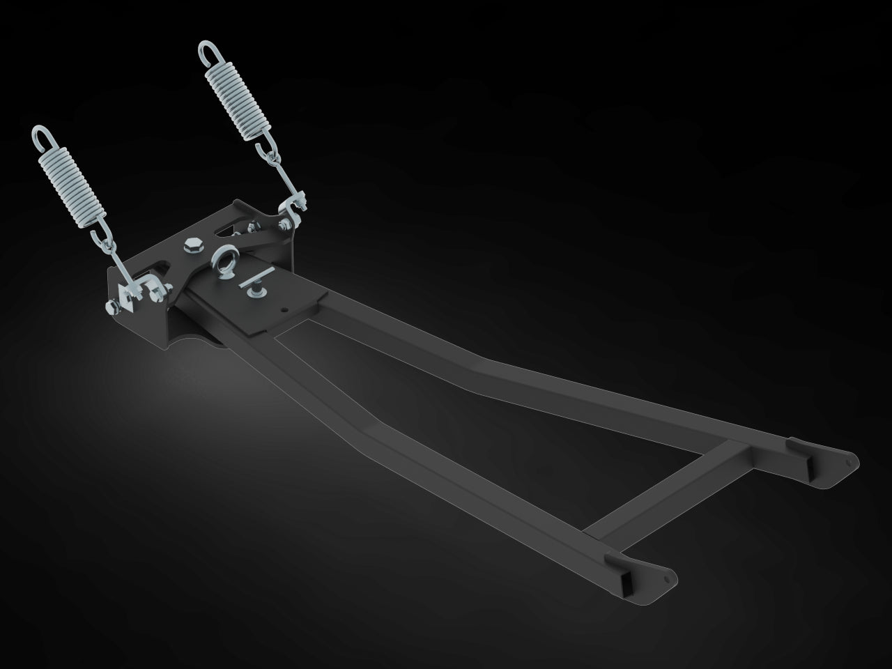 Mid-mount push tubes