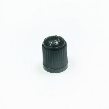 Pack Of 100 Black Tyre Valve Caps