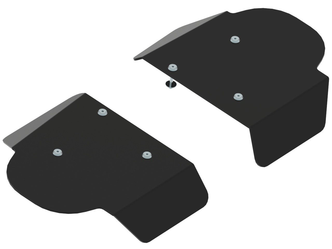 Pl. rear a-arm guards (pair) Kawasaki KVF 650 / 750