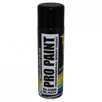 Pro-Clean | Pro Paint | Gloss Black | Aerosol | 500 ml