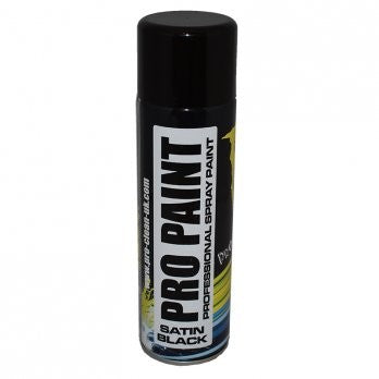 Pro-Clean | Pro Paint | Satin Black | Aerosol | 500ml