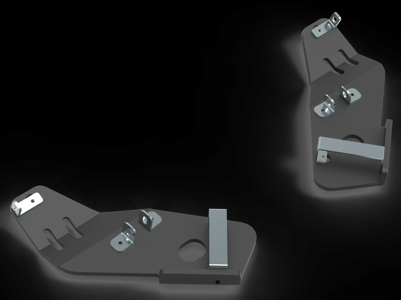 Rear A-arm guards (plastic): CanAm G2 Outlander: CanAm G2 Renegade: (2017-2018)