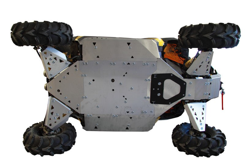 Skid plate full set (aluminium): CanAm Maverick (-2014)