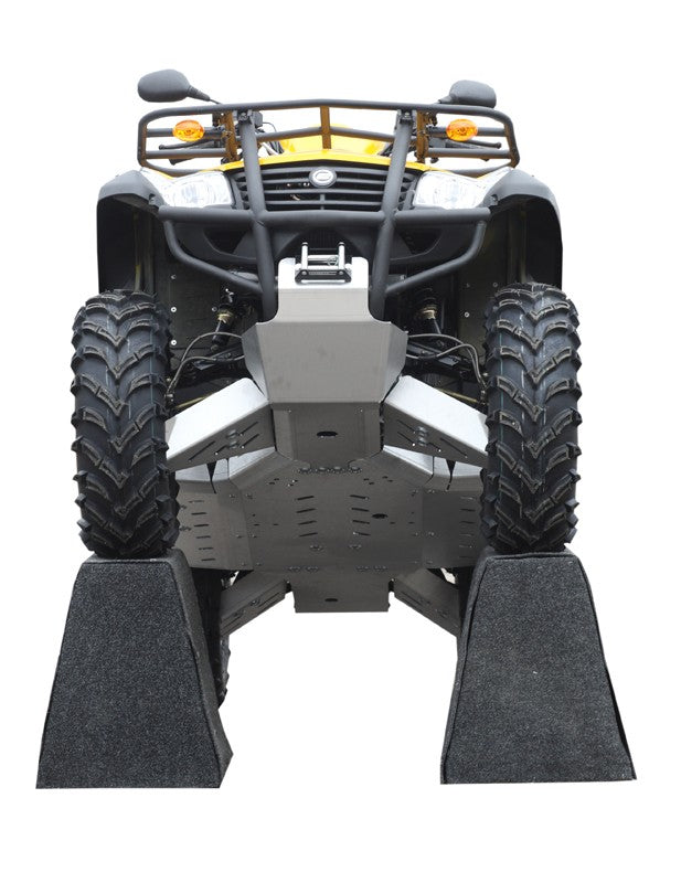 Skid plate full set (aluminium): CFMOTO CFORCE X5A / X6A