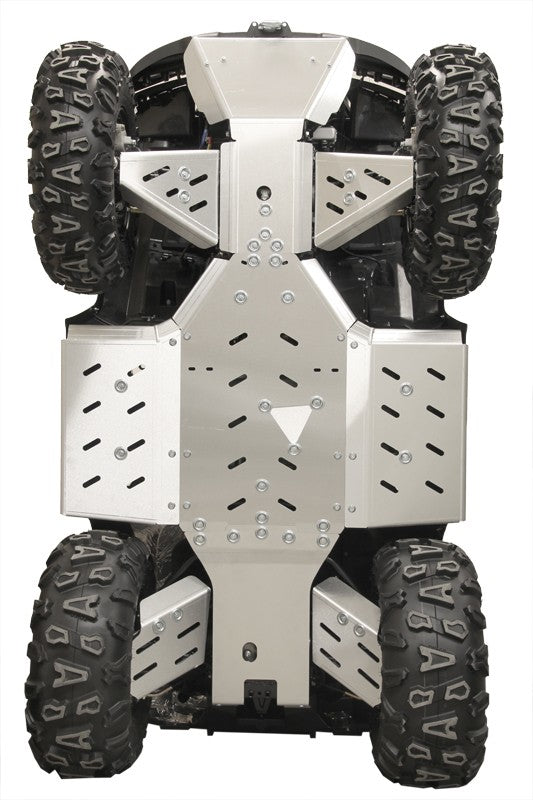 Skid plate full set (aluminium): GOES Cobalt / Iron