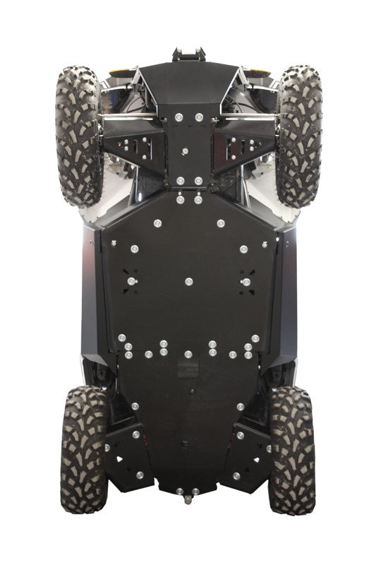 Skid plate full set (aluminium/plastic): +front winch mounting kit: Polaris ACE 325 / 570