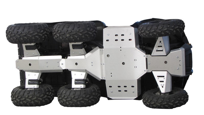 Skid plate full set (aluminium): Polaris Big Boss 800