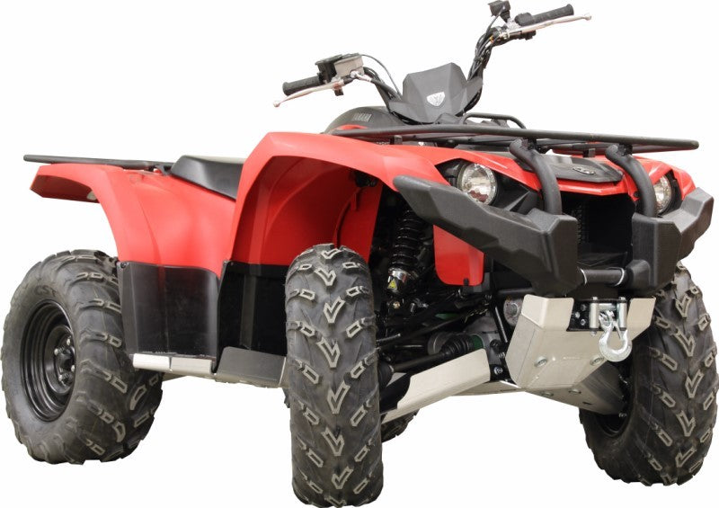 Skid plate full set (aluminium): Yamaha Kodiak 450: (2017+): OUTLET