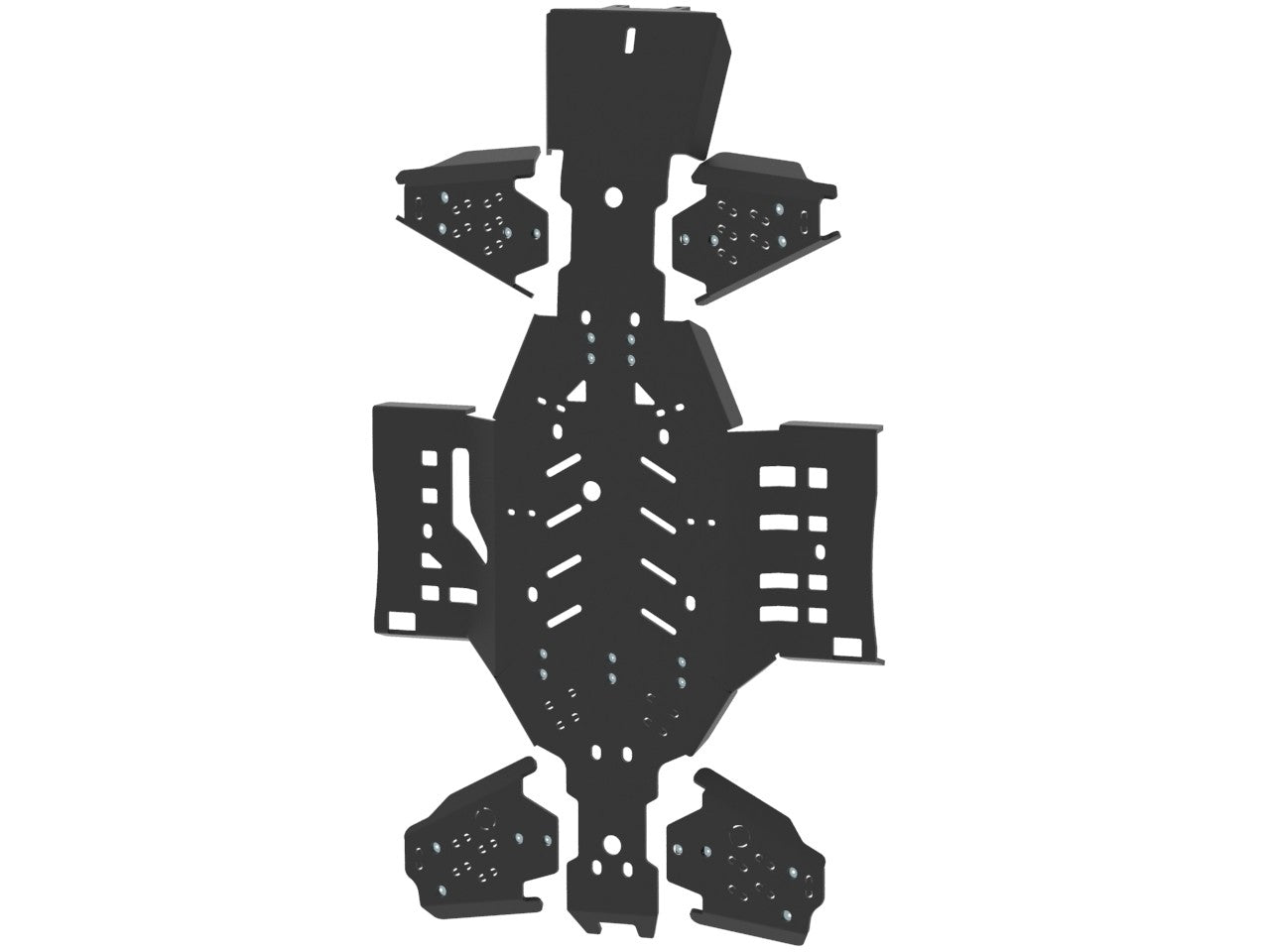 Skid plate full set (plastic): Arctic Cat Limited: 550 / 700 / 700 MudPro