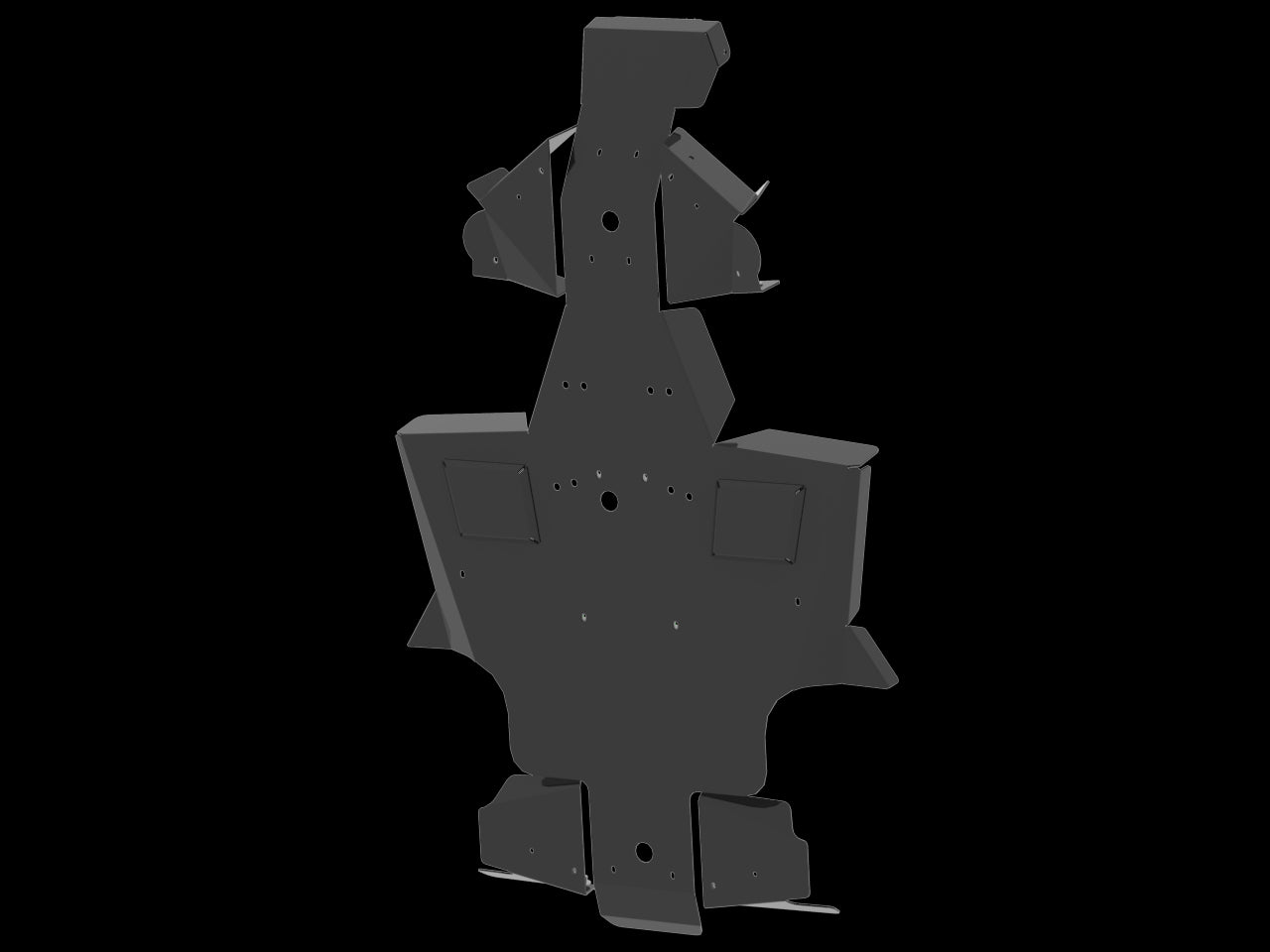 Skid plate full set (plastic): Honda TRX 420 FA (-2013)