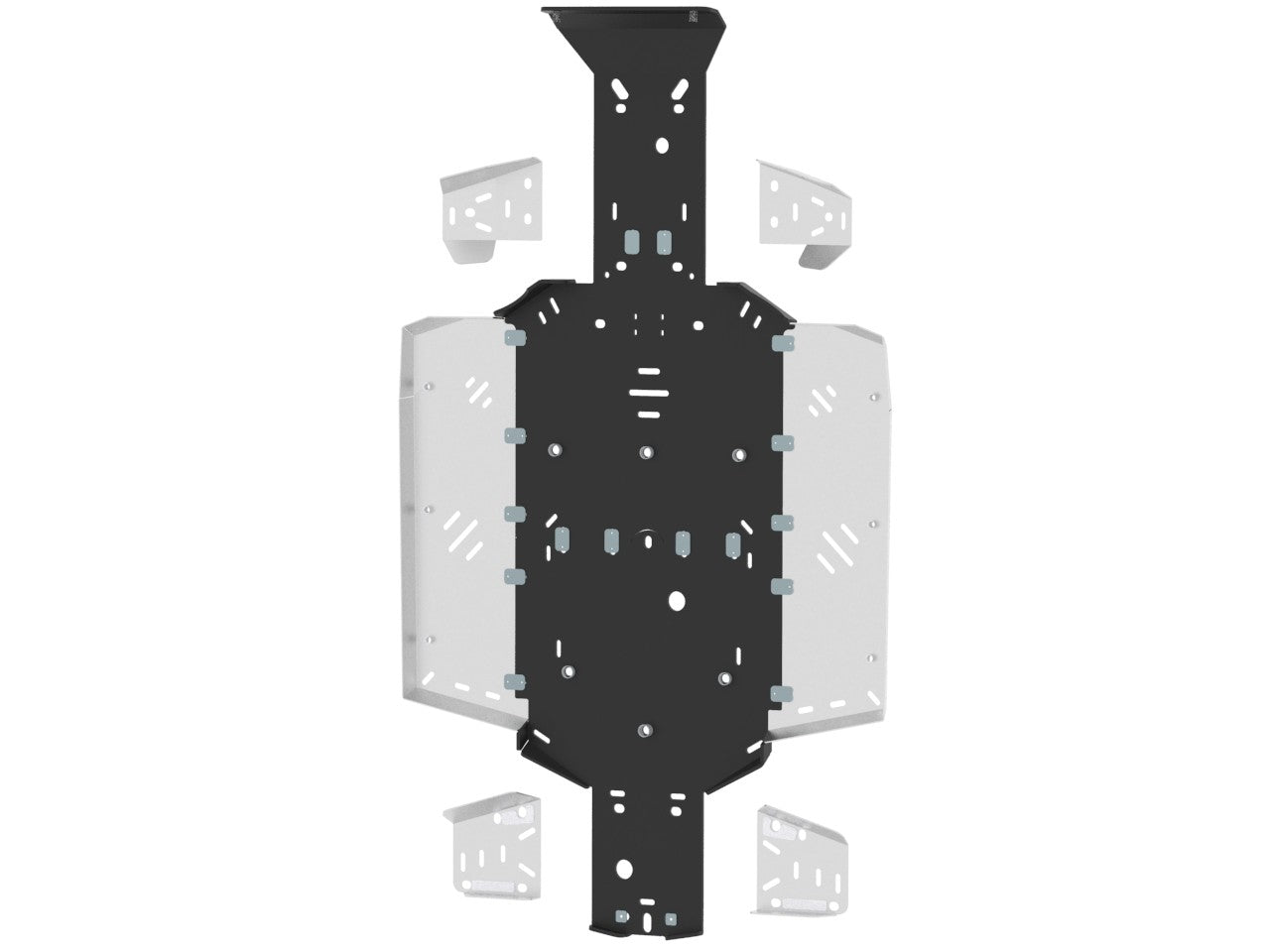 Skid plate full set (plastic): UFORCE 550 / 800: ( Tracker )