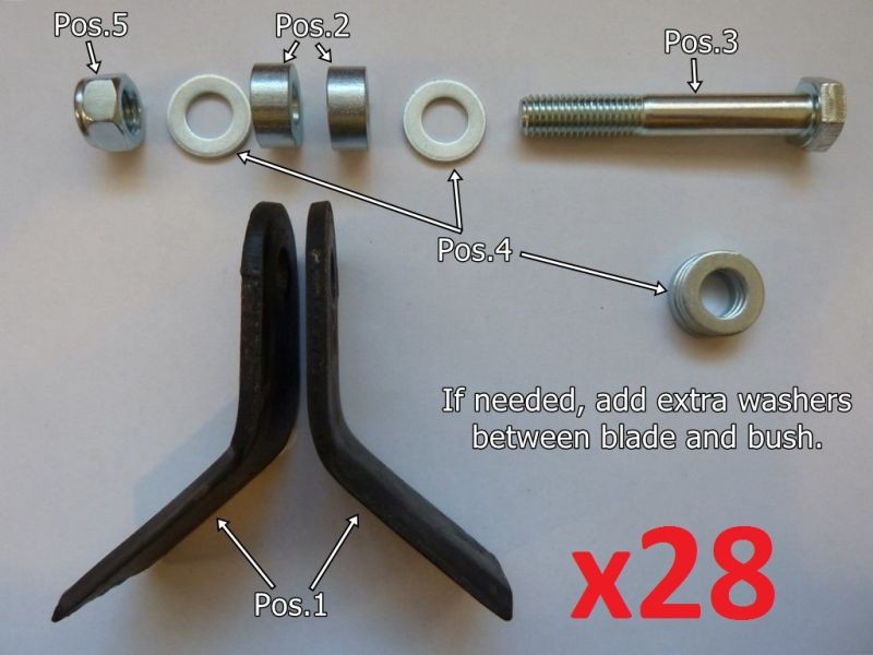 Y blades: ( Complete set )